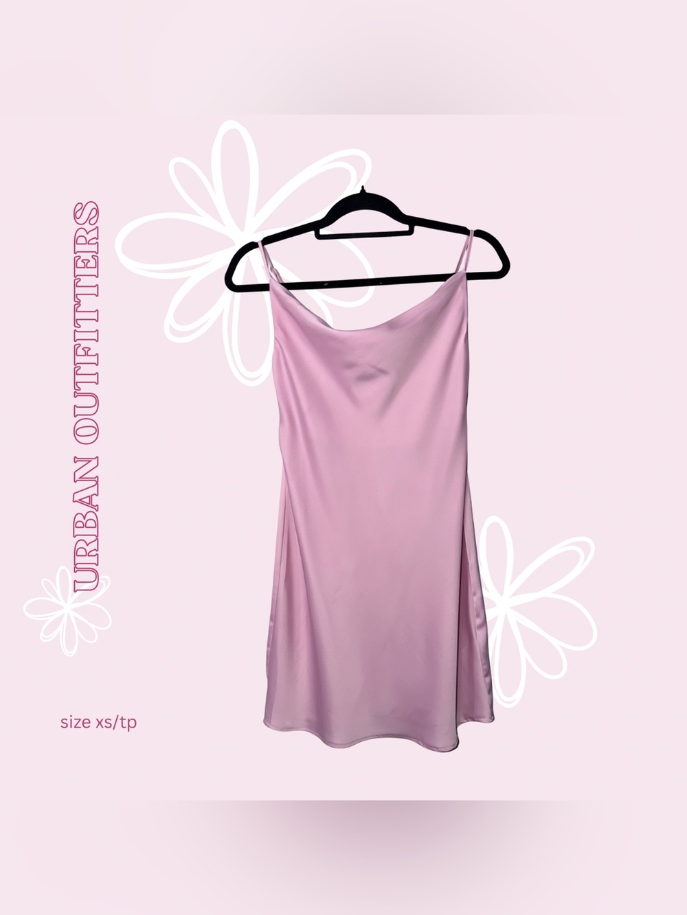 Urban Outfitters Pink Satin Slip | Size XS